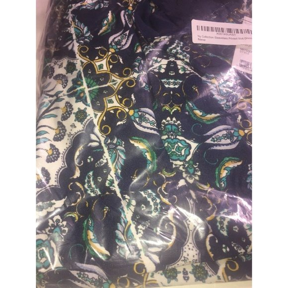 Ny Collection Sleeveless Printed Shift Dress Size XS Retail $50.00 - Picture 4 of 6